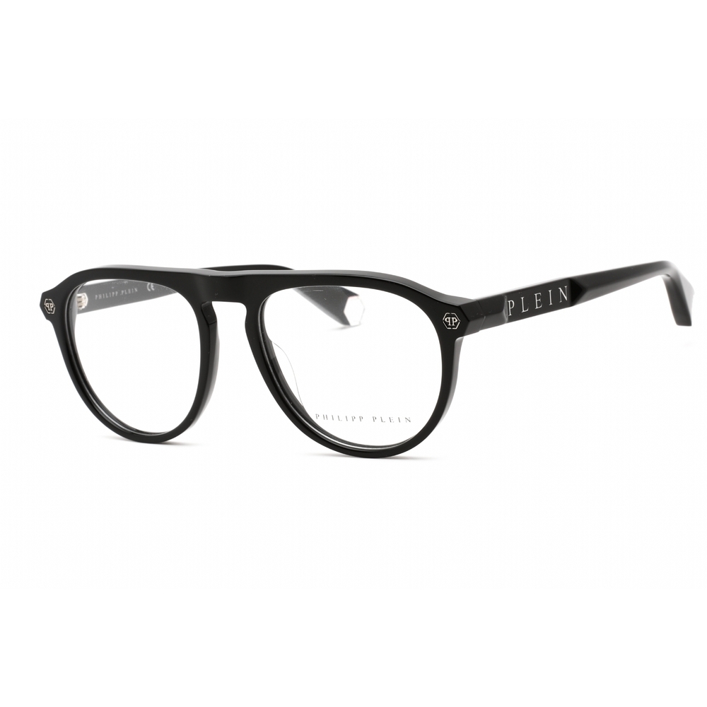 Philipp Plein Vpp016m Eyeglasses Black Plastic Round